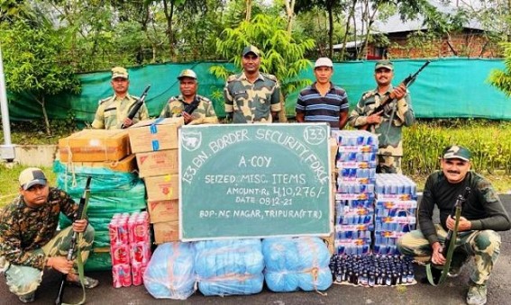 BSF Seized Contraband Items Worth Rs.17.88 Lakhs BSF Seized Contraband Items Worth Rs.17.88 Lakhs